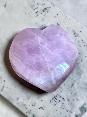 Amethyst Crystal Heart
